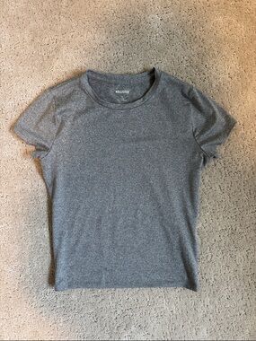 Hollister Gray Short Sleeve Crewneck Tee